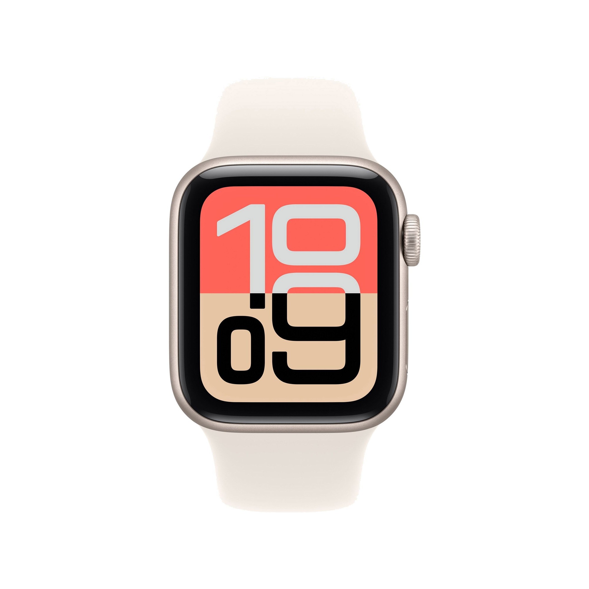 Apple Watch SE 3 GPS 40mm Starlight Alu. Case w. Starlight S. Band - S/M (MEH34) б/в